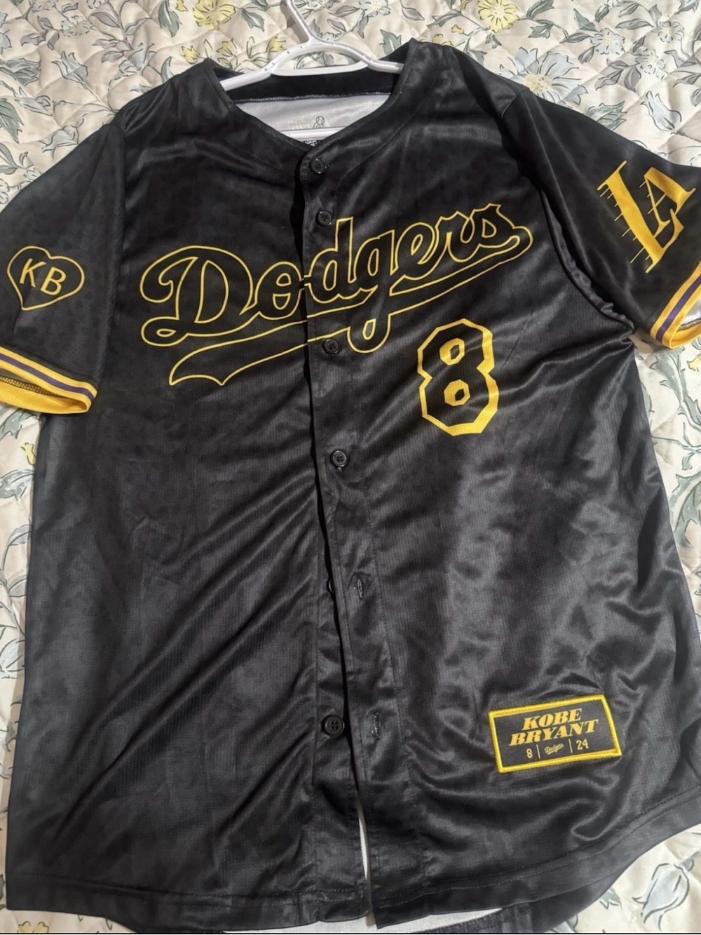 Los Angeles Dodgers Tribute Jersey - Black/Gold